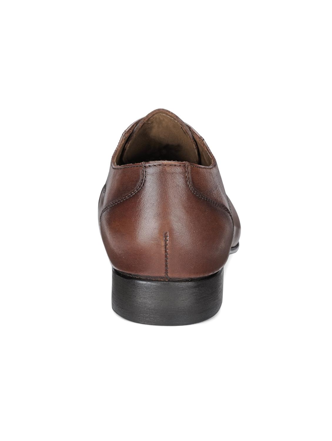 tan leather laceup oxfords - 15099172 - Zoom Image - 3
