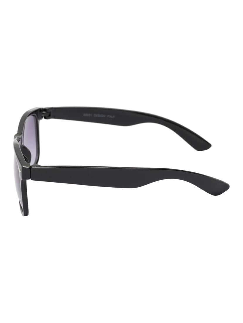 adine men black wayfarer sunglass - 15099847 - Zoom Image - 4