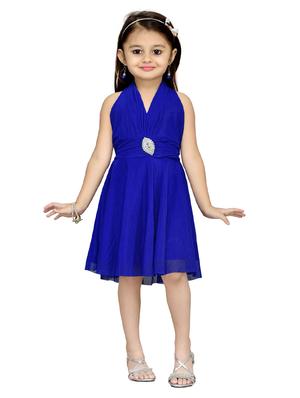 blue net frock - 15099972 - Standard Image - 4