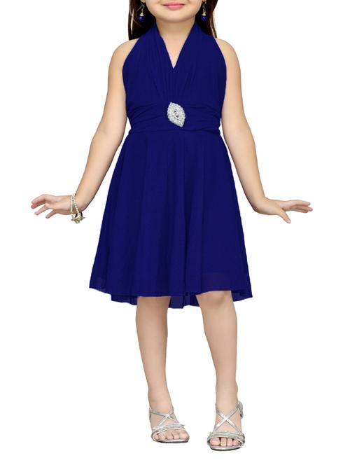 blue net frock - 15100001 - Standard Image - 1
