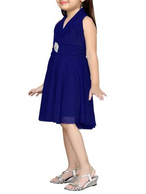 blue net frock - 15100001 - Standard Image - 2