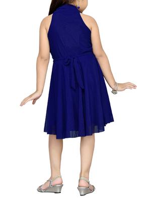 blue net frock - 15100001 - Standard Image - 3