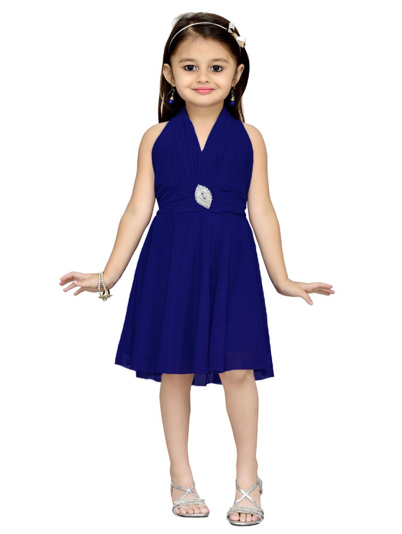 blue net frock - 15100001 - Zoom Image - 4