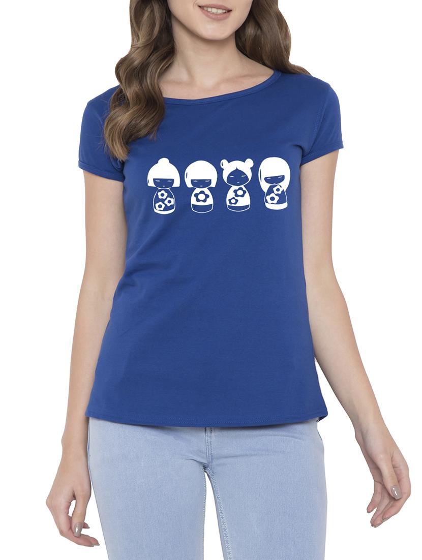 round neck graphic printed tee - 15101187 - Zoom Image - 1
