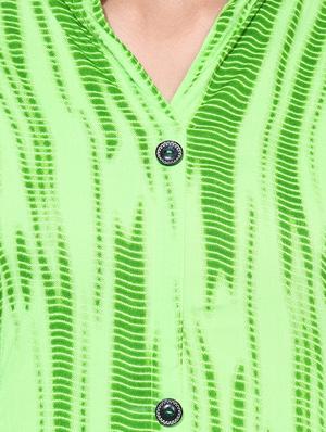 straight shibori kurta - 15101201 - Standard Image - 4
