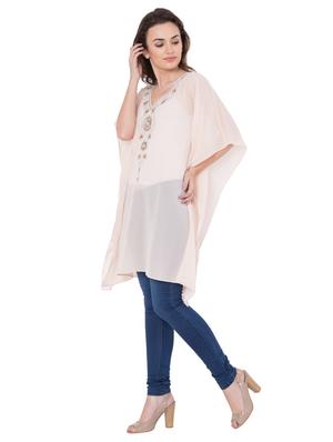 embellished sheer kaftan - 15101376 - Standard Image - 2