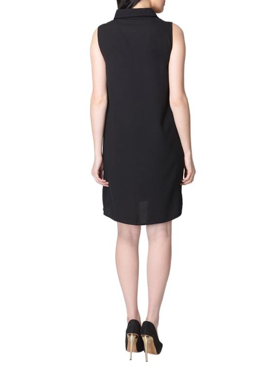 black printed shirt dress - 15101700 - Zoom Image - 3