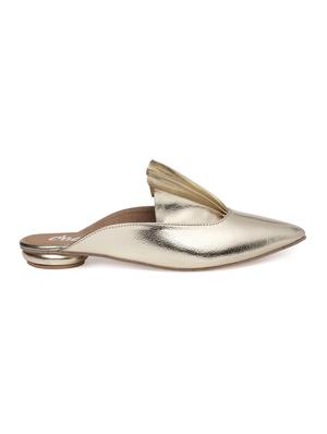 gold mules sandal - 15102546 - Standard Image - 2