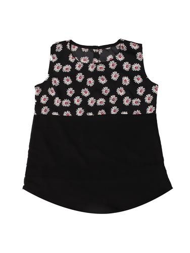 black crepe top - 15103321 - Very Small Image - 1