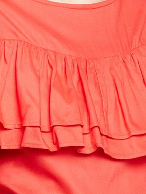 ruffled bell sleeved top - 15104181 - Standard Image - 4