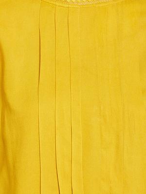 pleated mesh detail top - 15104186 - Standard Image - 4