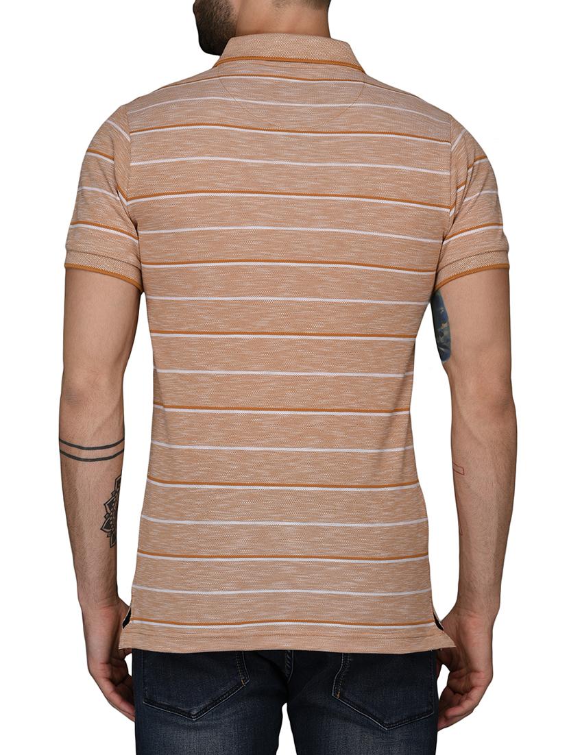 yellow cotton polo t-shirt - 15104507 - Zoom Image - 2