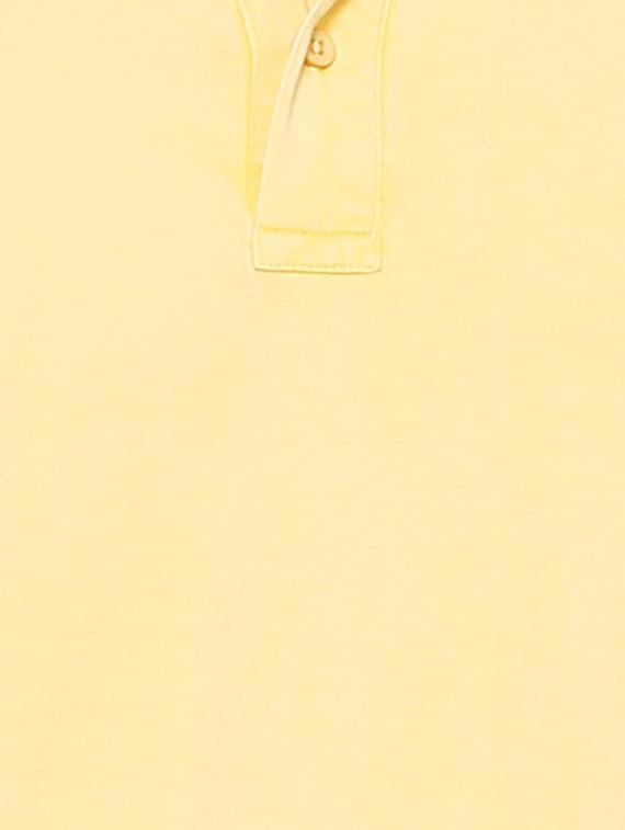 yellow solid polo t-shirt - 15105951 - Zoom Image - 3