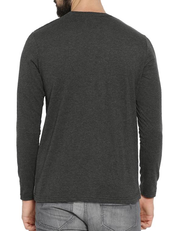 grey cotton checkered tshirt - 15106496 - Zoom Image - 3
