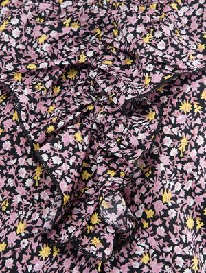 pink printed ruffle top - 15107107 - Standard Image - 4