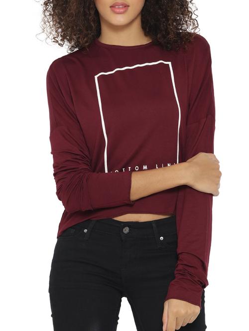 crew neck quirk print tee - 15108211 - Standard Image - 1