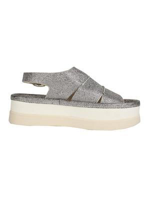 estatos pu silver coloured buckle closure multi strap platform sandal - 15108214 - Standard Image - 2