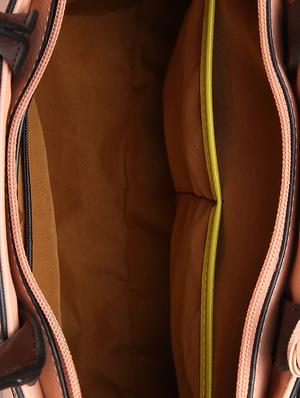 pink leatherette handbag - 15109101 - Standard Image - 3