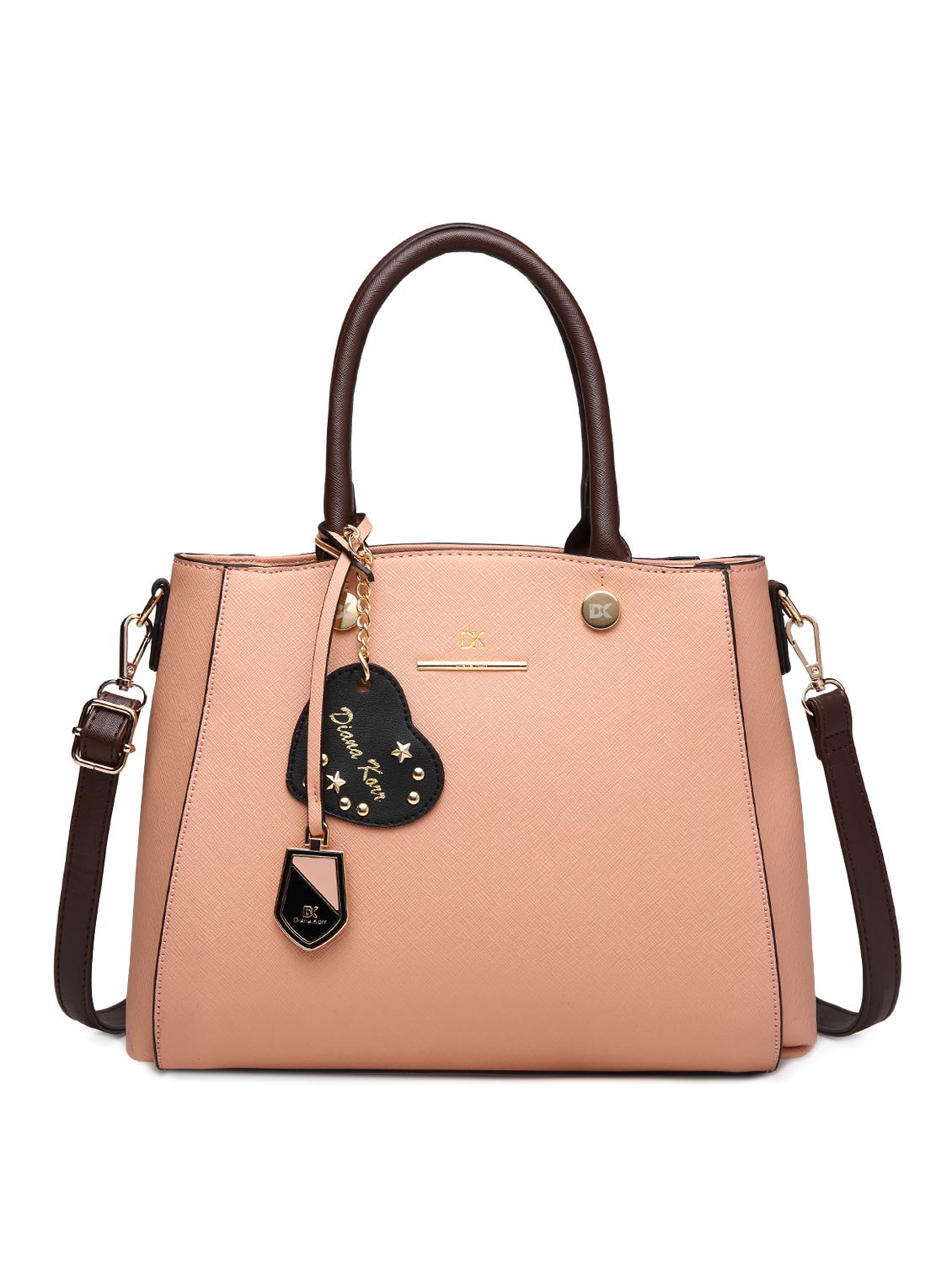 pink leatherette handbag - 15109101 - Zoom Image - 1