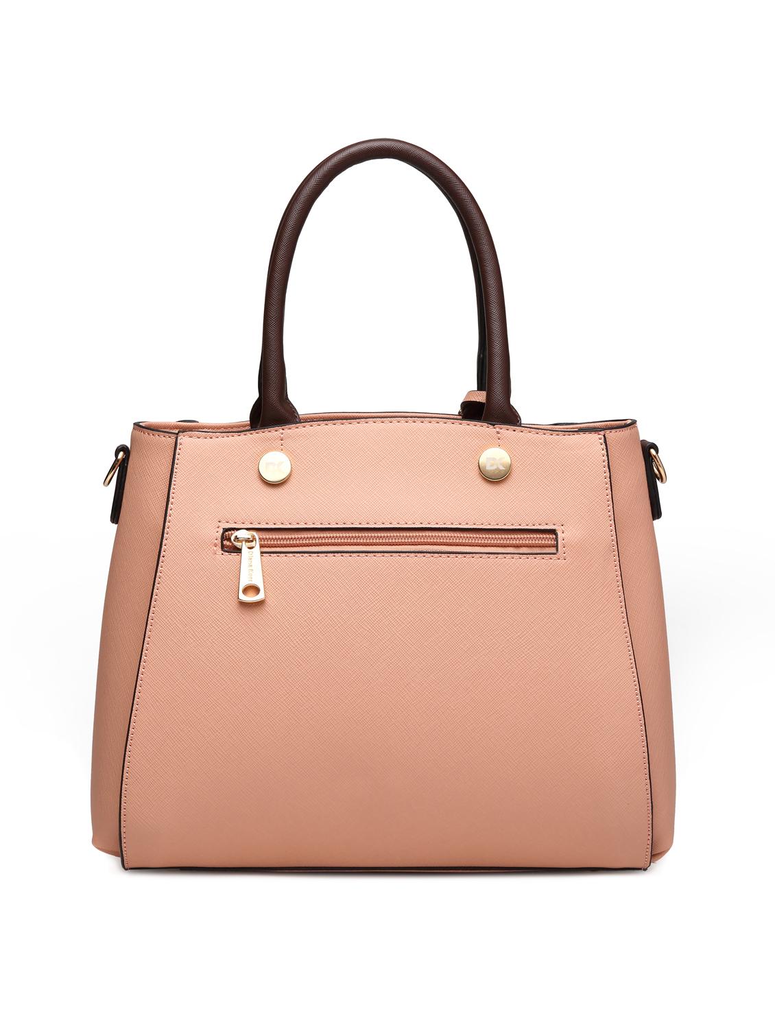 pink leatherette handbag - 15109101 - Zoom Image - 2