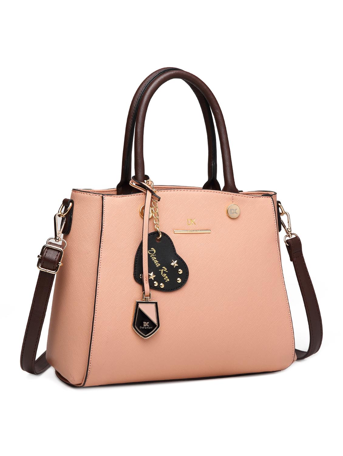 pink leatherette handbag - 15109101 - Zoom Image - 4