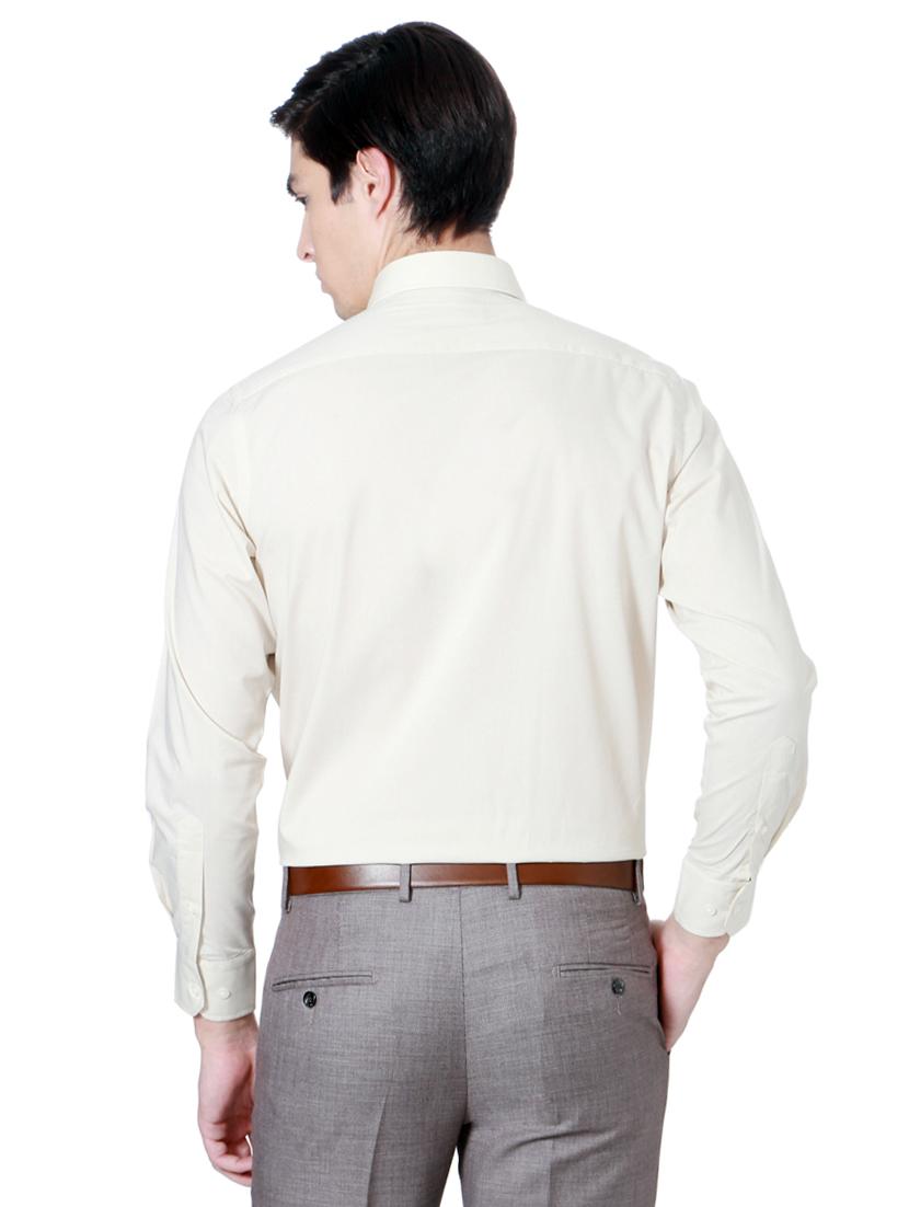 beige cotton formal shirt - 15109683 - Zoom Image - 2
