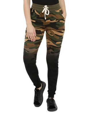 green cotton track pant - 15110486 - Standard Image - 1