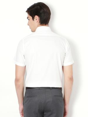 white cotton formal shirt - 15110580 - Standard Image - 2