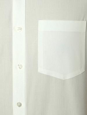 white cotton formal shirt - 15110580 - Standard Image - 3