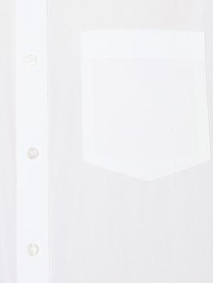 white cotton formal shirt - 15110673 - Standard Image - 3