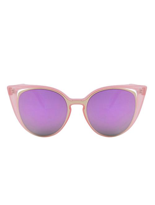 Cat-Eye Sun-glasses for Women Men Latest Stylish Mirror - 15110867 - Standard Image - 1