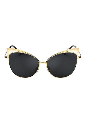Cat-Eye Twin-Beam Sun-glasses for Women Latest Stylish Mirror - 15110878 - Standard Image - 1