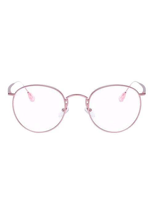 Metal Frame Round Men-Women Vintage Spectacles glasses - 15110889 - Standard Image - 1