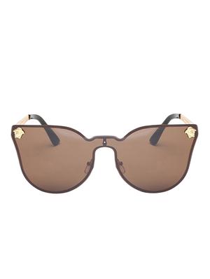 Cat-Eye Rimless Sun-glasses for Women Latest Stylish Mirror - Design - 15110890 - Standard Image - 1