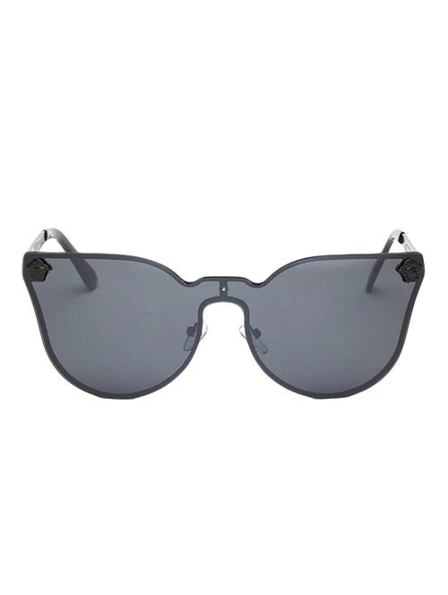 Cat-Eye Rimless Sun-glasses for Women Latest Stylish Mirror - Design - 15110891 - Standard Image - 1