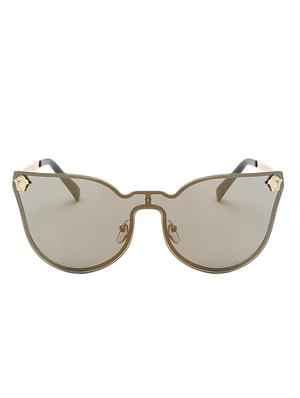 Cat-Eye Rimless Sun-glasses for Women Latest Stylish Mirror - Design - 15110893 - Standard Image - 1