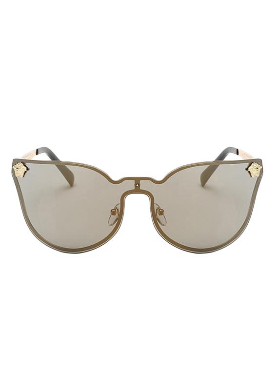 Cat-Eye Rimless Sun-glasses for Women Latest Stylish Mirror - Design - 15110893 - Zoom Image - 1