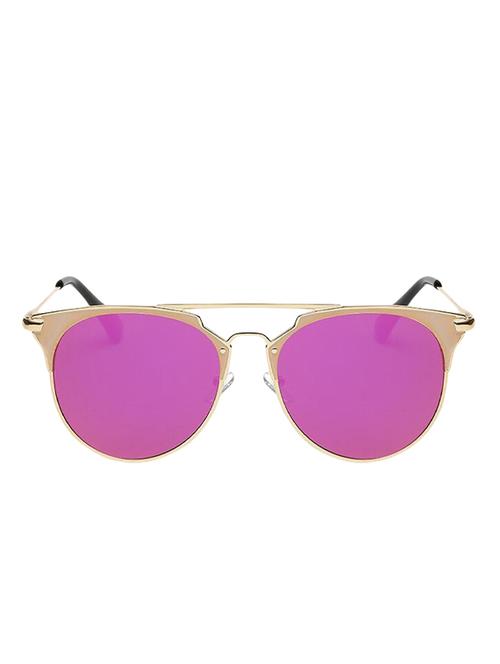 Round Cat-Eye Vintage Sunglasses - 15110902 - Standard Image - 1
