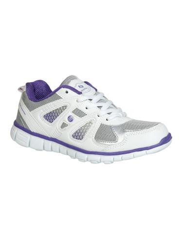 white mesh laceup sports shoes - 15112192 - Very Small Image - 1