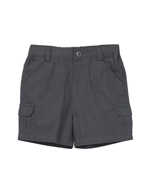 grey cotton shorts - 15112418 - Standard Image - 1