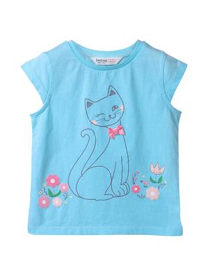blue cotton top - 15112420 - Standard Image - 1