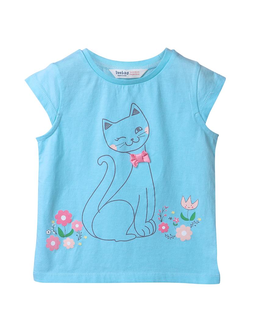 blue cotton top - 15112420 - Zoom Image - 1