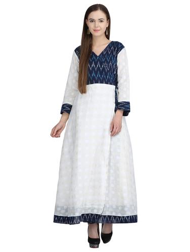 A-line cotton kurta - 15113260 - Very Small Image - 1