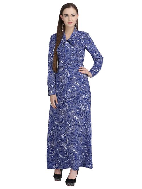 knot detail paisley print maxi dress - 15113281 - Very Small Image - 1