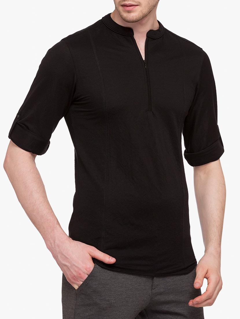 black cotton tshirt - 15113408 - Zoom Image - 1