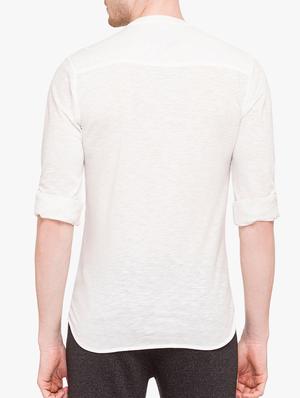 white cotton tshirt - 15113411 - Standard Image - 3