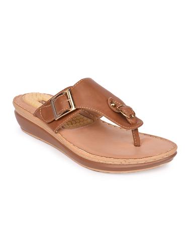 brown toe separator sandal - 15113664 - Very Small Image - 1