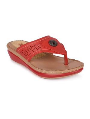 red toe separator sandal - 15113694 - Standard Image - 1