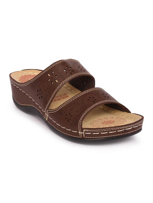 brown slip on wedge - 15113706 - Very Small Image - 1