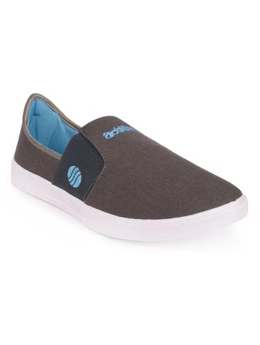 grey Canvas casual slipon - 15113854 - Very Small Image - 1